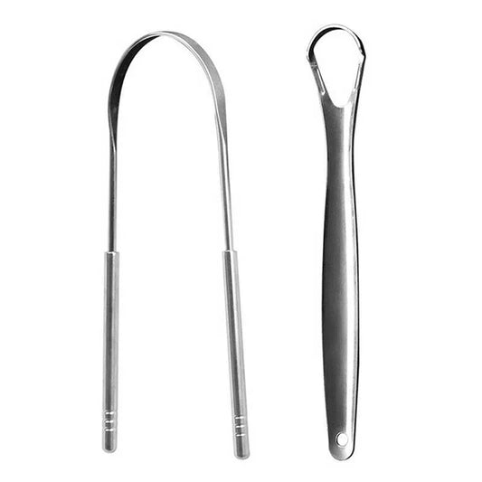 Stainless Steel Tongue Scraper Set